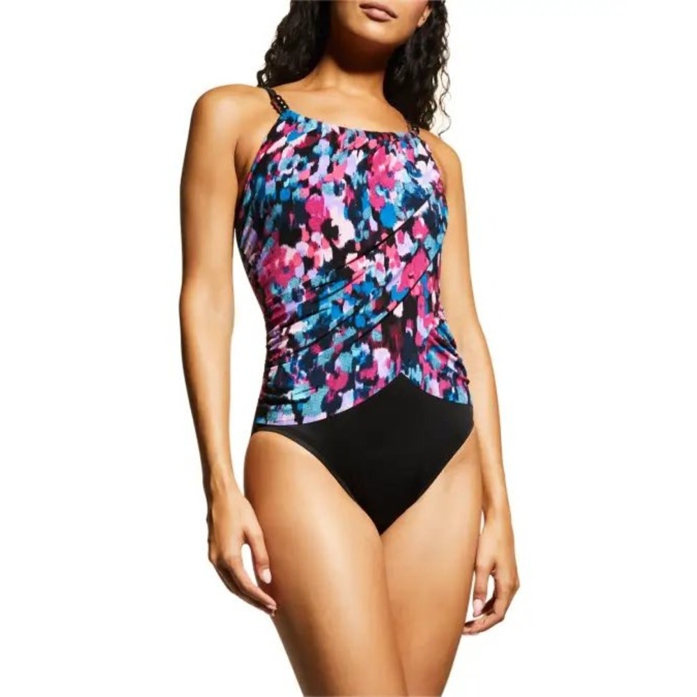 Magicsuit Beachcombing Lisa One Piece Swimsuit Floral Slimming Tummy Control  10